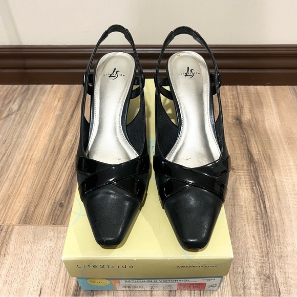Life Stride Narrow Saturn Black Victory Heels - Picture 2 of 7